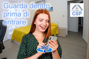 Tour virtuale camera studenti Palermo - Visita comoda da casa tua
